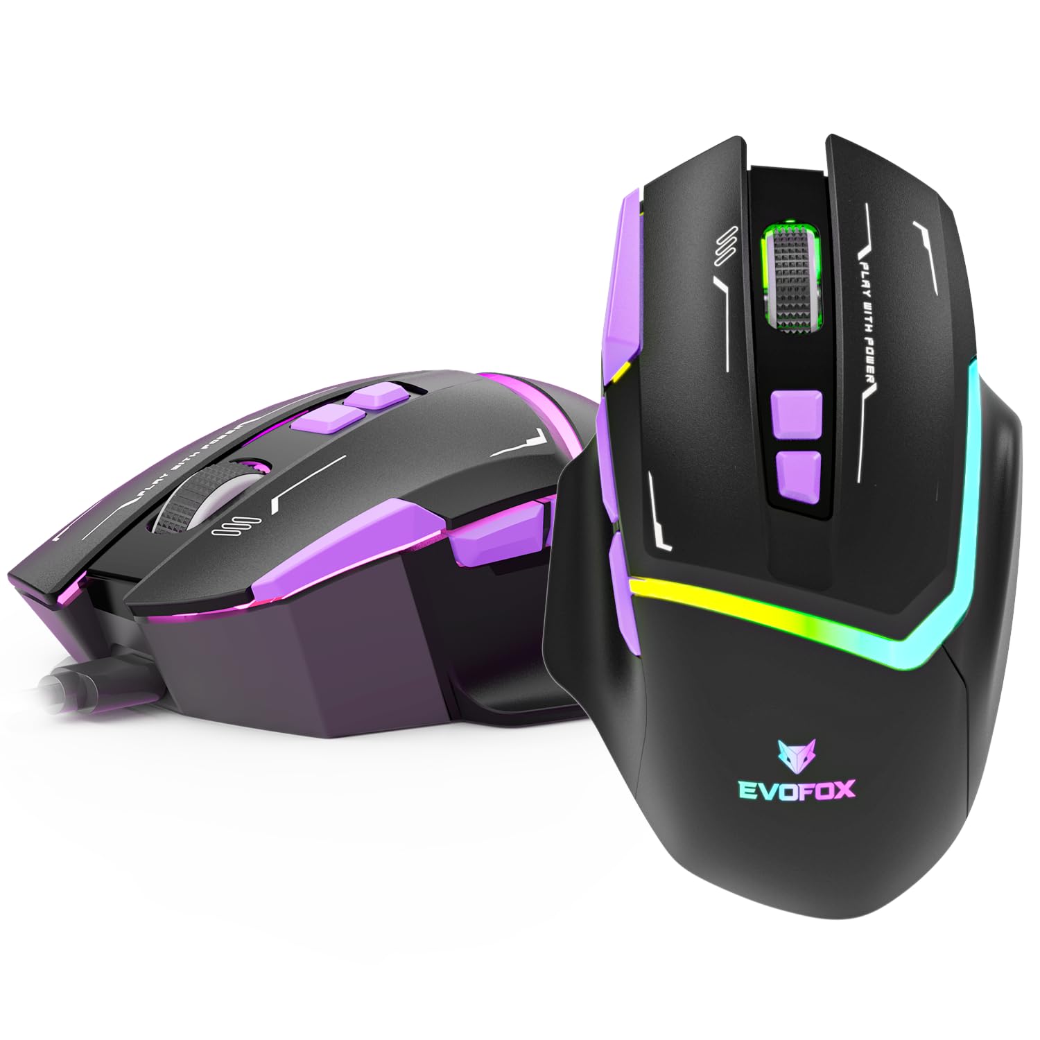 EvoFox Banshee Rechargeable Wireless Gaming Mouse (2.4G+BT+Wired), Lag Free Hyper Connect-Pixart3325 Sensor, Upto 1000Hz Polling Rate & 10000DPI, 8 Programmable Buttons, Comprehensive Software-image-39