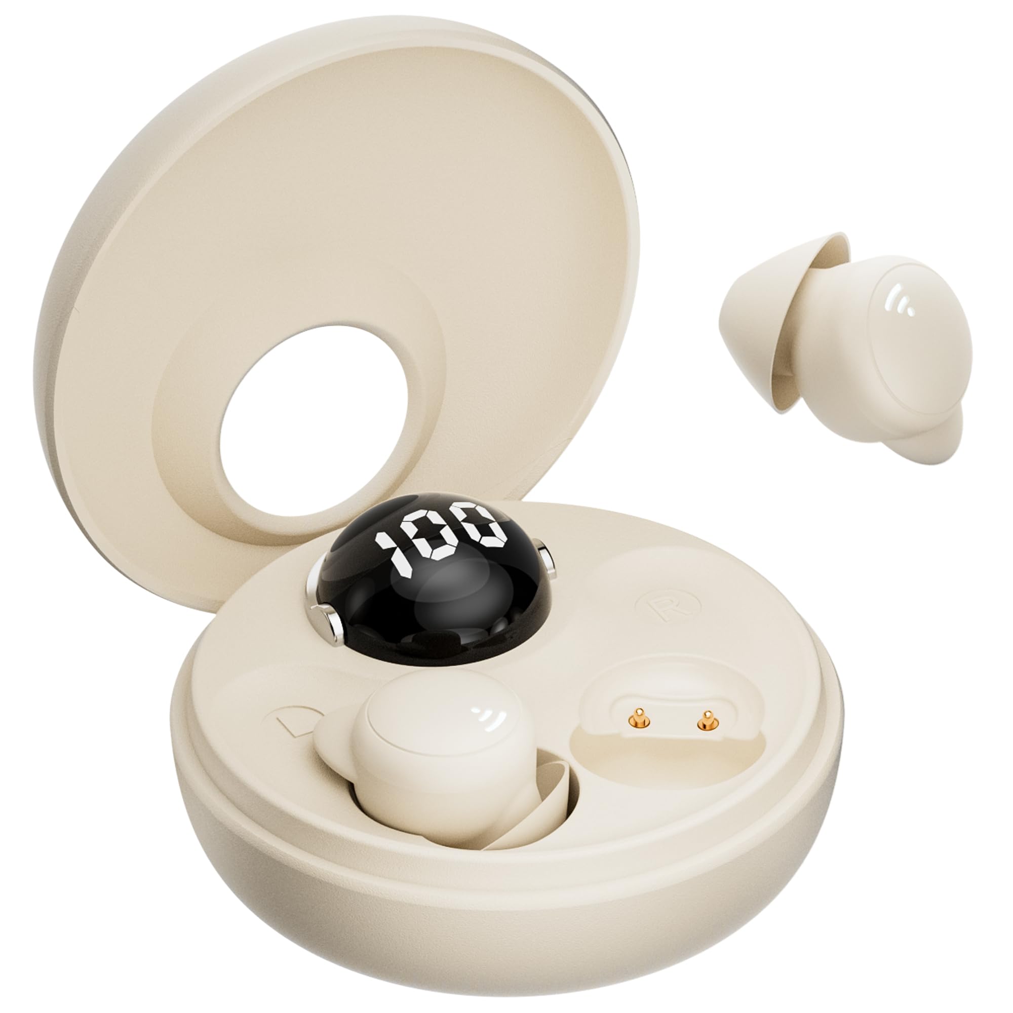 Side Sleeper Earbuds Wireless Earbuds for Sleeping Suitable for Small Ear Stereo Sound Fast Charging with Charging Case