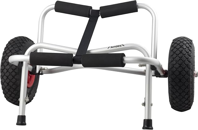 Andes Kayak and Canoe Folding Heavy Duty Aluminium Trolley