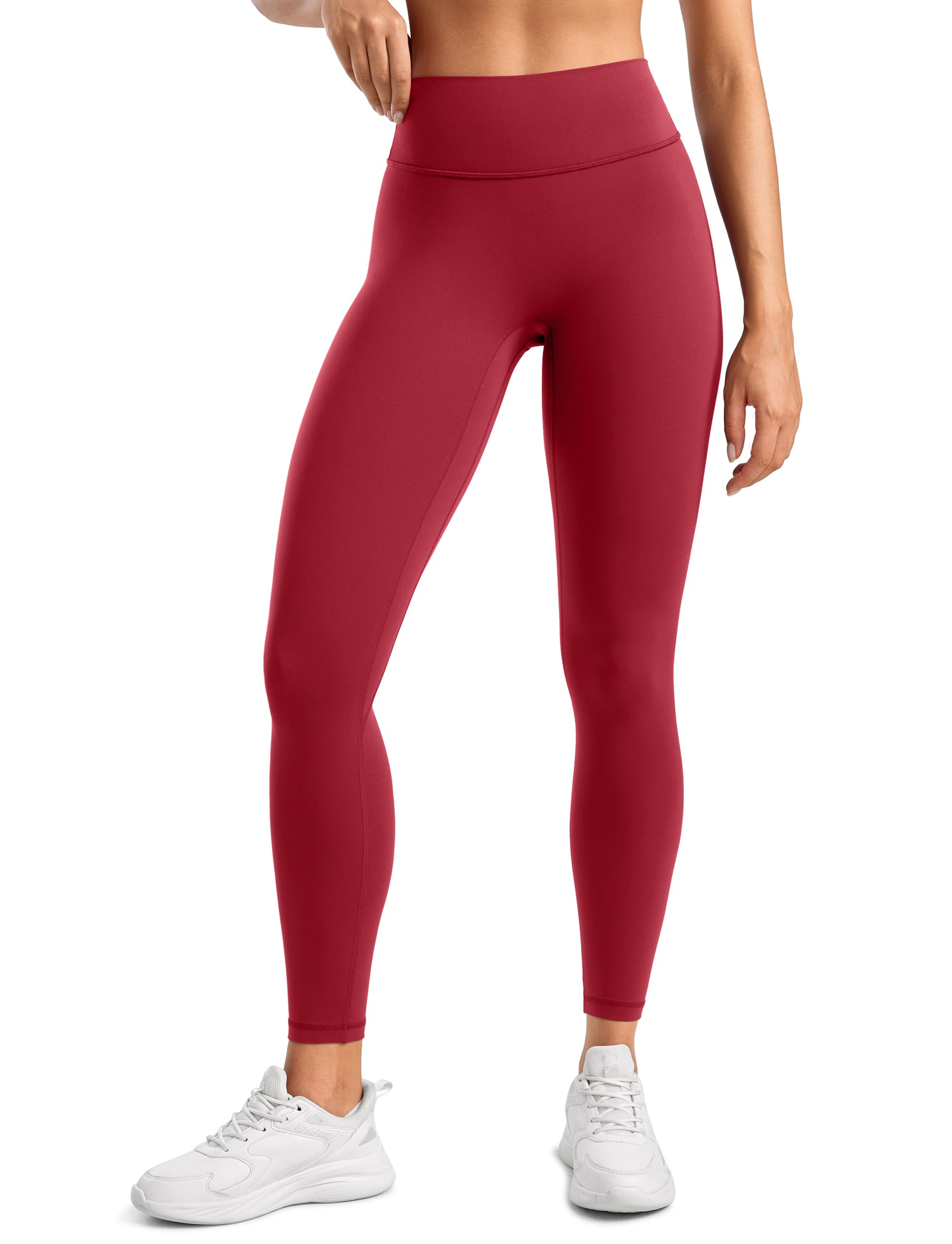 INGIA Womens High Waisted No Front Seam Lounge Yoga Legging 25" Workout Tummy Control Gym Yoga Pants