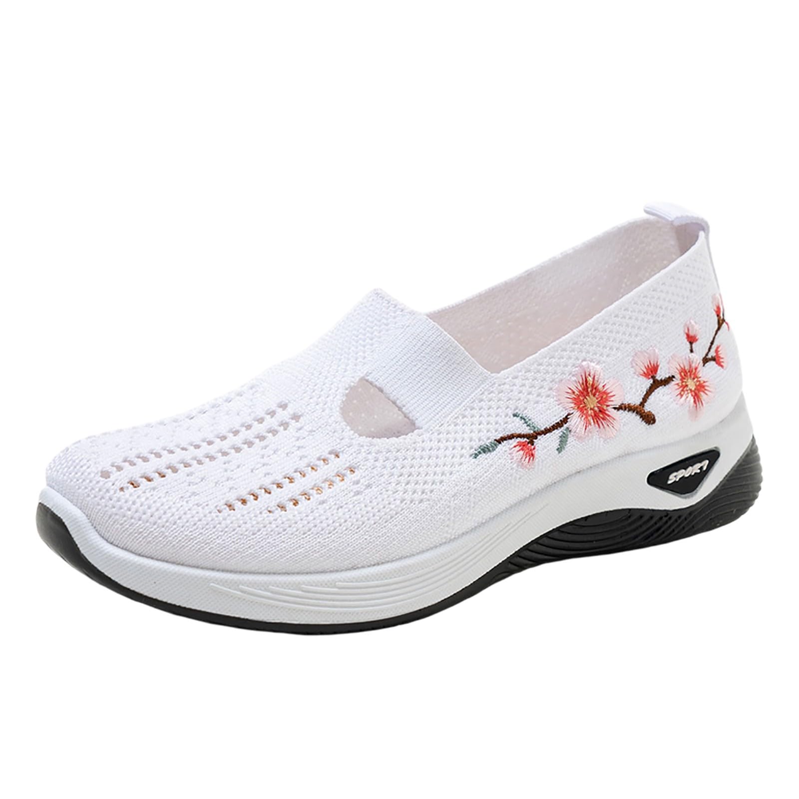 Zapatillas Ortopedicas para Mujer Zapatos sin Cordones para Caminar Ortopedicos Zapatos Mujer Comodos y Ligeros Sandalias Transpirables y Antideslizantes Zapatillas Malla