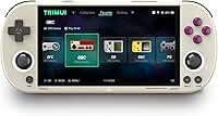 Smart Pro Handheld Game Console, Mini Player Compatível Com Mais De 20 Formatos Jogos E Tela Alta Definição Ips 5", Console Videogame Portátil (Cinza 128G)