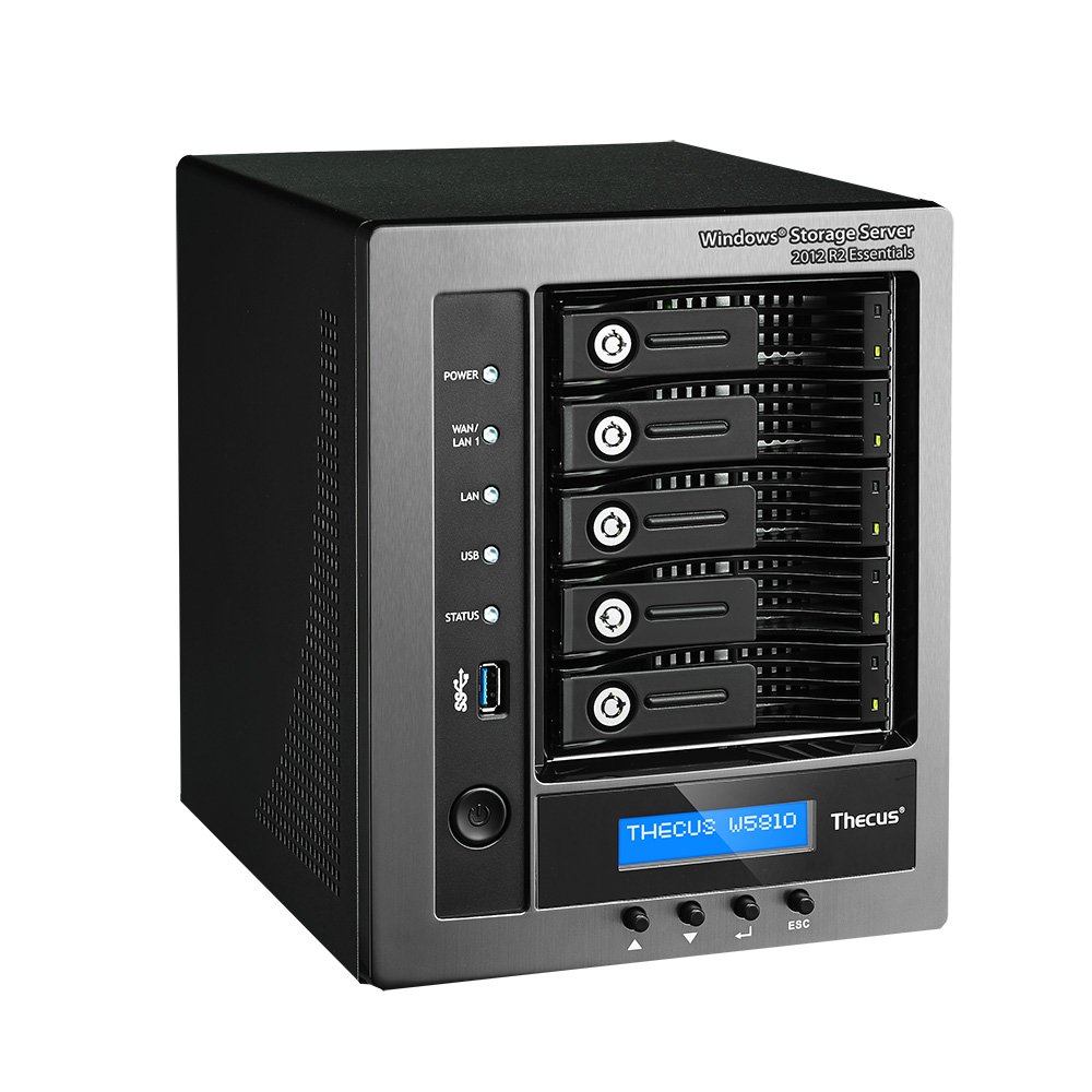 Thecus Windows NAS Storage W5810 5 Bay NAS Server : Amazon.ae