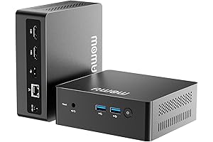 AWOW Mini PC Mini Desktop Computer, Intel Celeron N3450, 8GB DDR4 128GB SSD