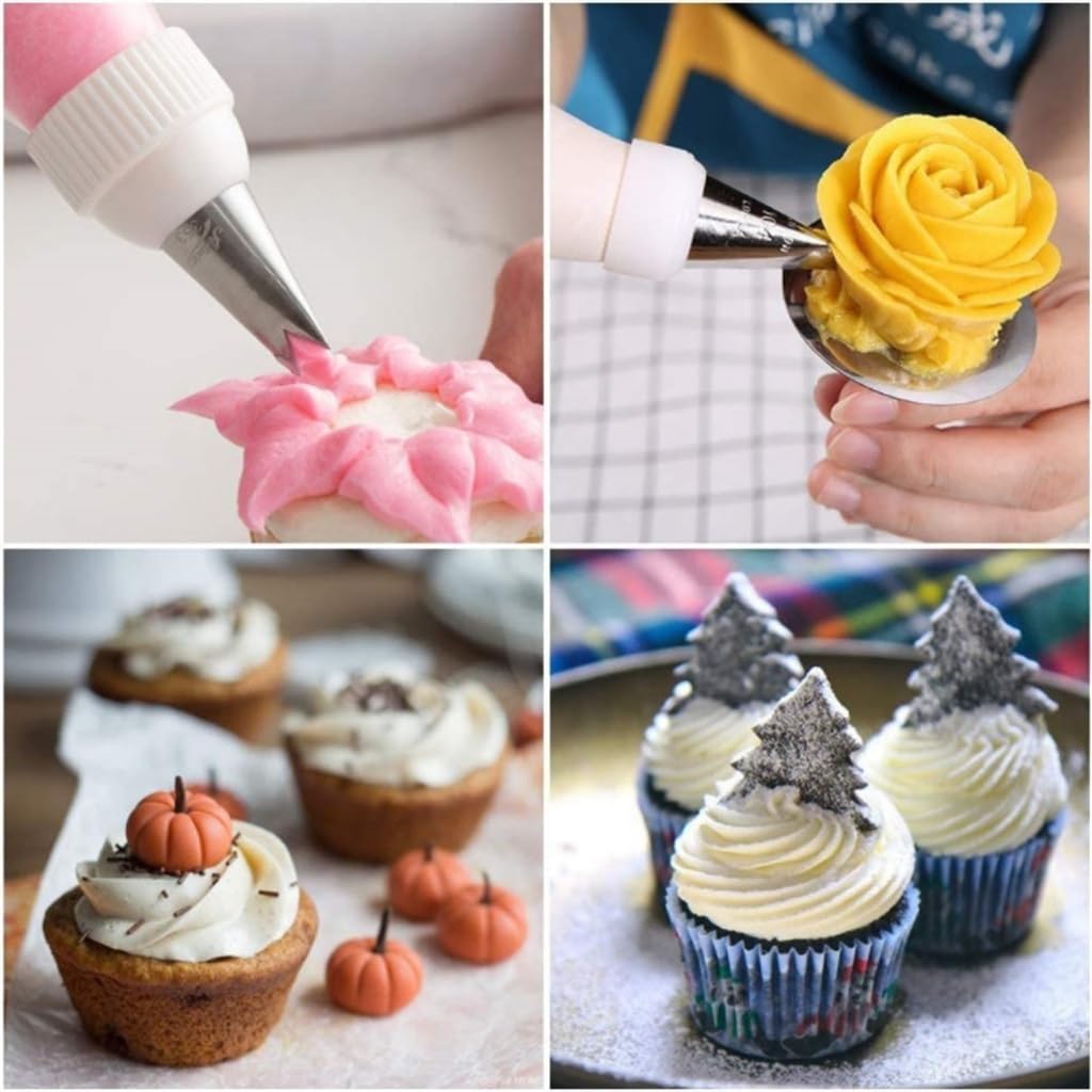 Set di Utensili for Torte da 70 Pezzi. Strumento for cuocere Torte con Bocca di Fiori