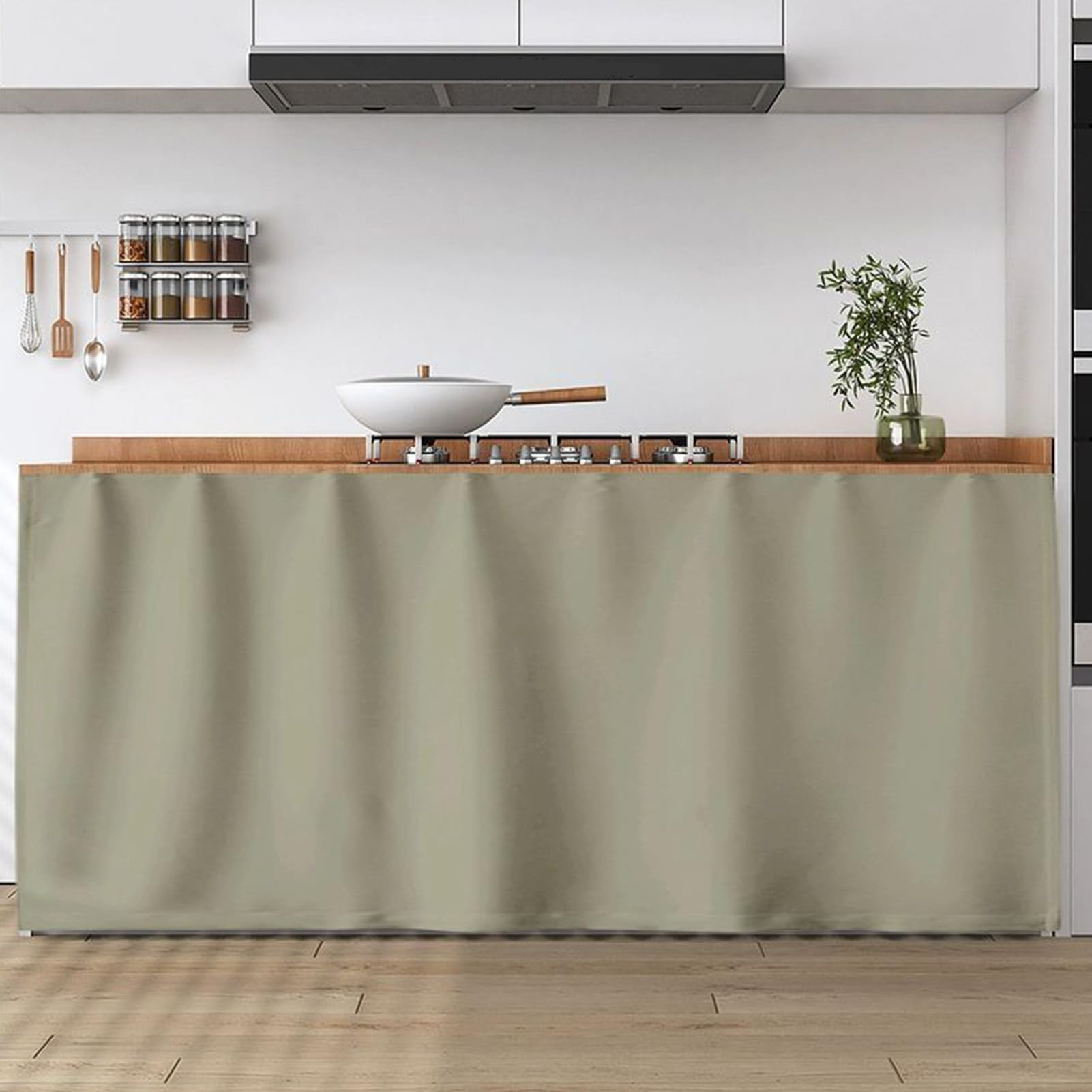 Rideaux courts gris anti-poussière occultant pour fenêtre de classe