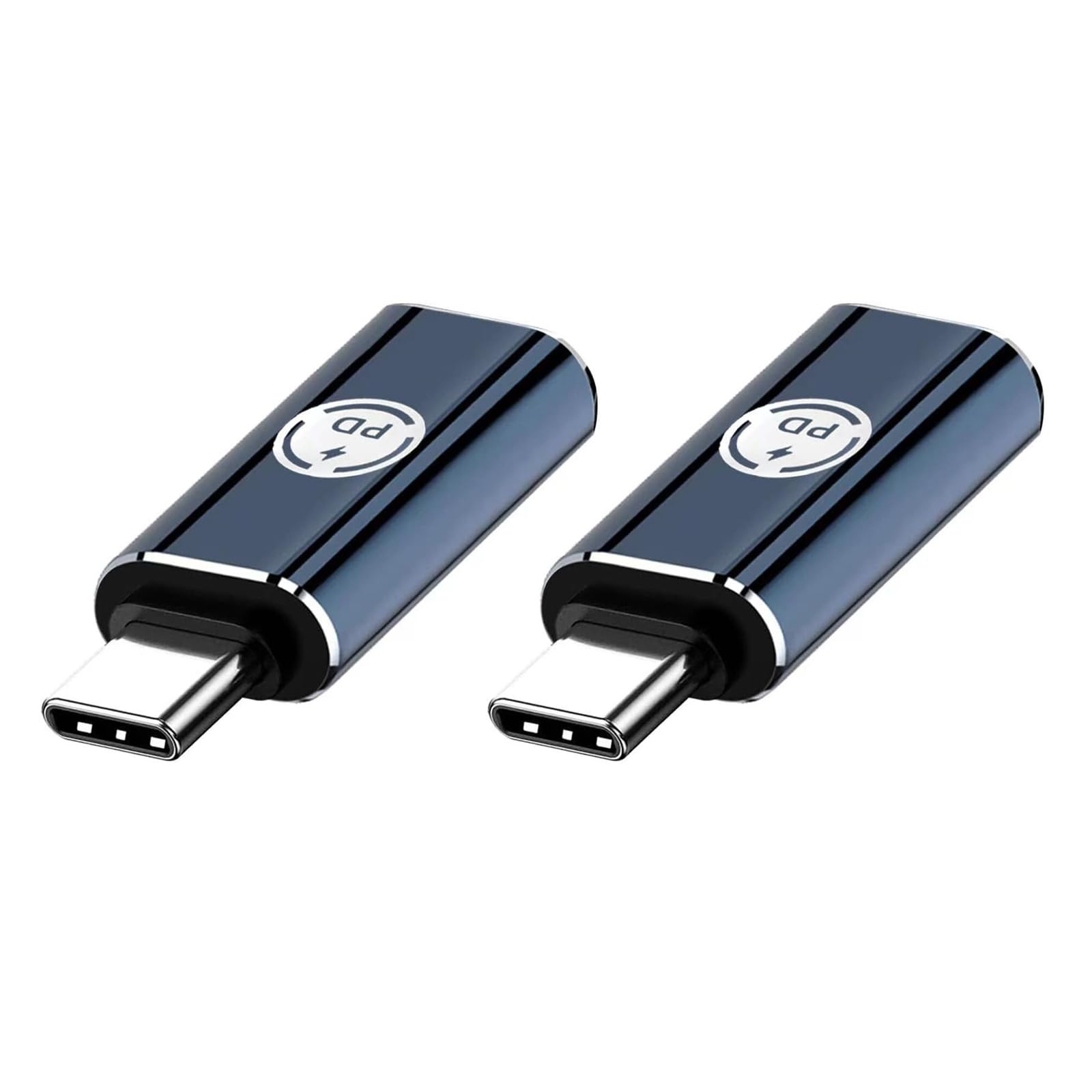 2Pack Lightning to USB C Adapter for iPhone15,PD Fast Charging Compatible with iPhone 15 Series/MacBook/Laptop/iPad/Samsung and More Type C Devices,Support Data Transmission,Compact & Portable -Blue