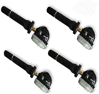 OVERSTOCKDIRECT Schrader 33500 EZ-Sensor (314.9 MHz, 315 MHz, and 433 MHz) Programmable Fixed Angle Valve Tire Pressure Monitoring Sensors (TPMS), Needs Programming Before Installation - (Pack of 4)