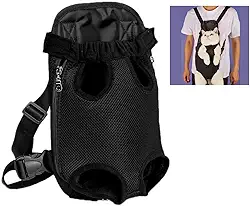 Mochila Canguru Cachorro Cao Gato Pet Animal de Estimaçao Pequeno Porte Bolsa Transporte Confortavel Passeio Caminhada Ar Livre Lazer Seguro Macio