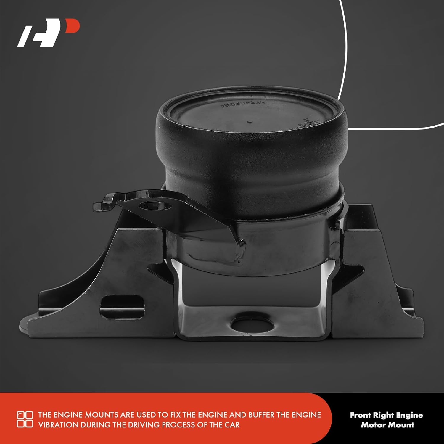 A-Premium Front Right Passenger Side Engine Motor Mount Compatible with Toyota Yaris 2006-2019 1.5L