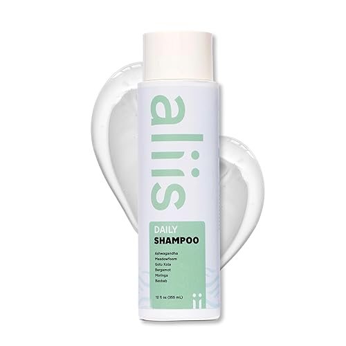 ALIIS Champú diario – Champú suave, sin sulfatos para todo tipo de cabello, fórmula ligera, hidratante, pH equilibrado para uso diario, seguro,