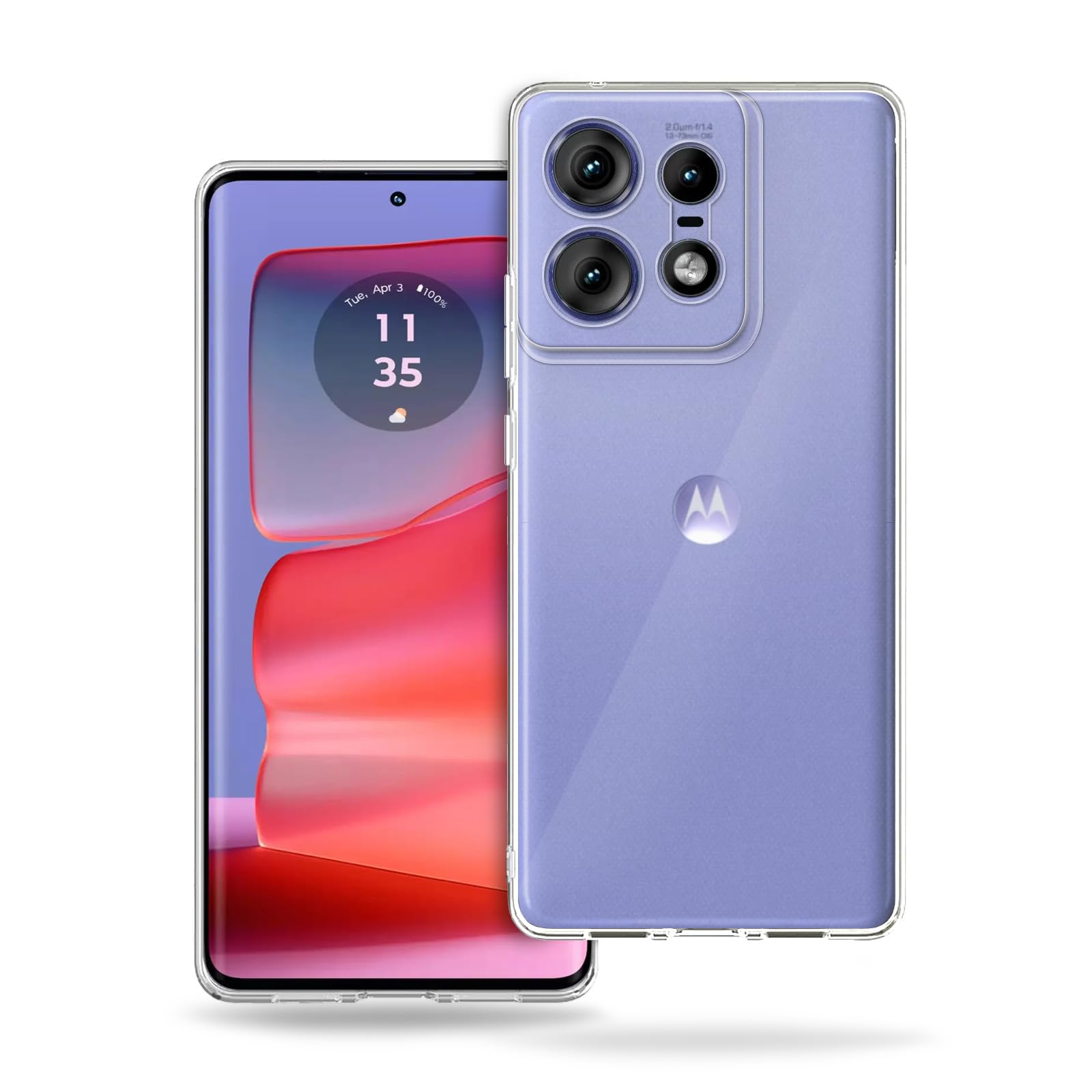 Plus Clear Transparent Back Case Cover for Motorola Moto Edge 50 Pro 5G | Full Device Protection | Shockproof TPU | Flexible Silicone Back Cover Case – Transparent (B0D2R9RVGF) Amazon Price History, Amazon Price Tracker