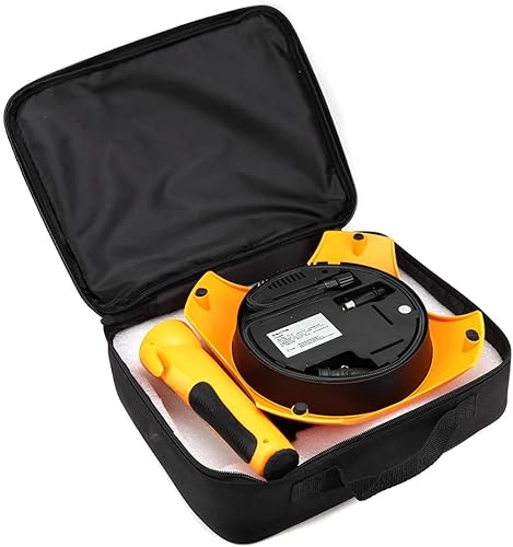 Miniatura 3 de Compresor de aire portátil de 12 V, bomba eléctrica de inflado de neumáticos con juego de antorcha, inflado rápido con función de memoria, flash de