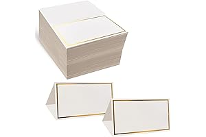 Place Cards Pack of 60 Premium Tent Name Place Cards for Guest...