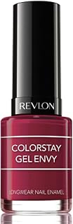 Revlon Nail Polish, ColorStay Gel Envy Nail Polish, Chip Resistant & Longwear Formula, Built-in Base Coat & High Shine Finish, 600 Queen of Hearts, 0.4 oz/ 11.7 ml