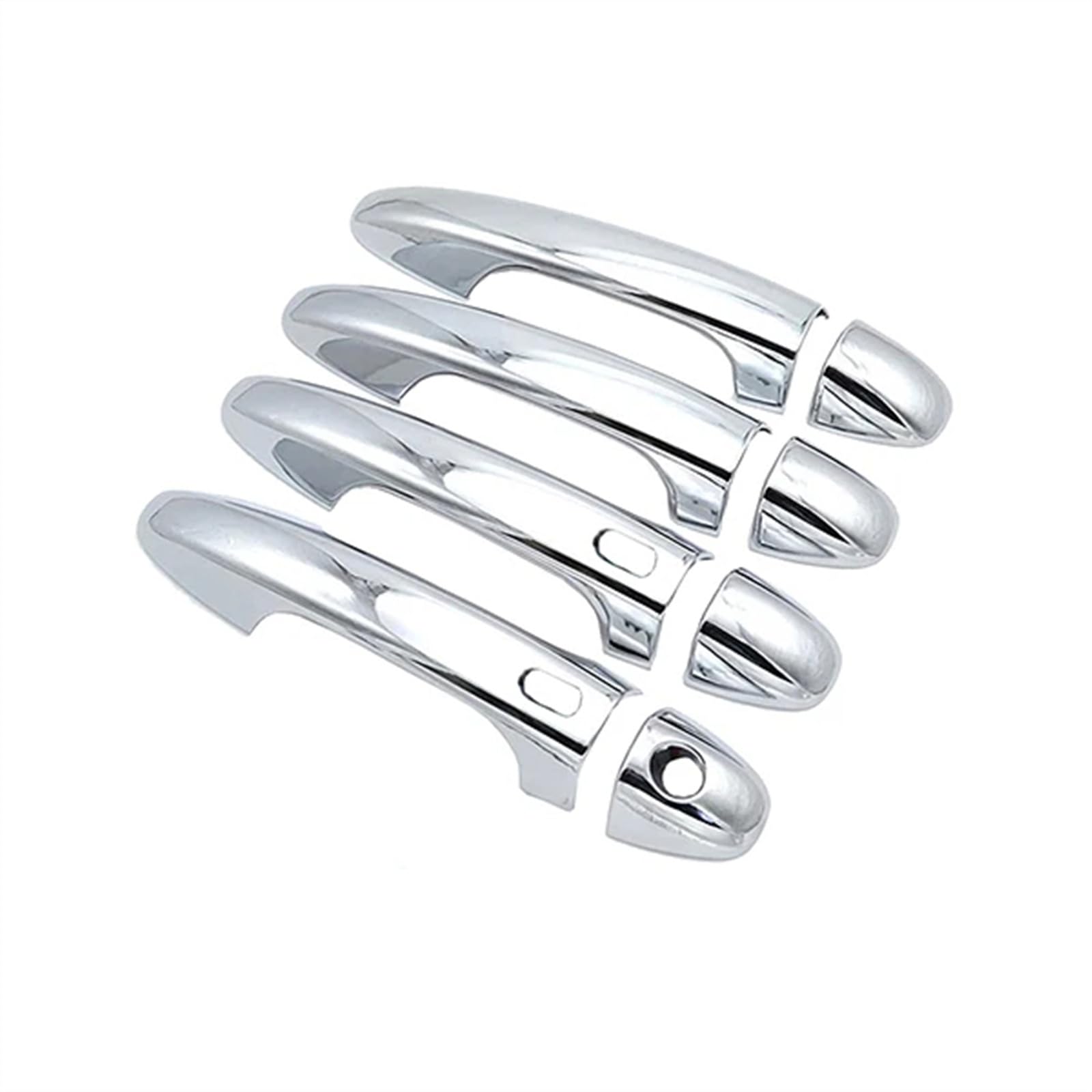 Lzbzhb 4Handle 2 Buttons Car Exterior Outsidedoor Handle Car Exterior Door Handle Decoration For Toyota For Hilux For Revo For Mk8 2015 2016 2017 2018 2019 2020(4Handle 2 Buttons)