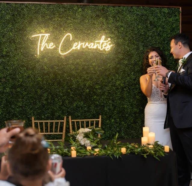 Miniatura 5 de Custom Neon Sign for Wedding Reception, Neon Sign Personalizied for Wedding, Led Neon Sign Last Name, Led Sign Name (Size Option 20 inches  60