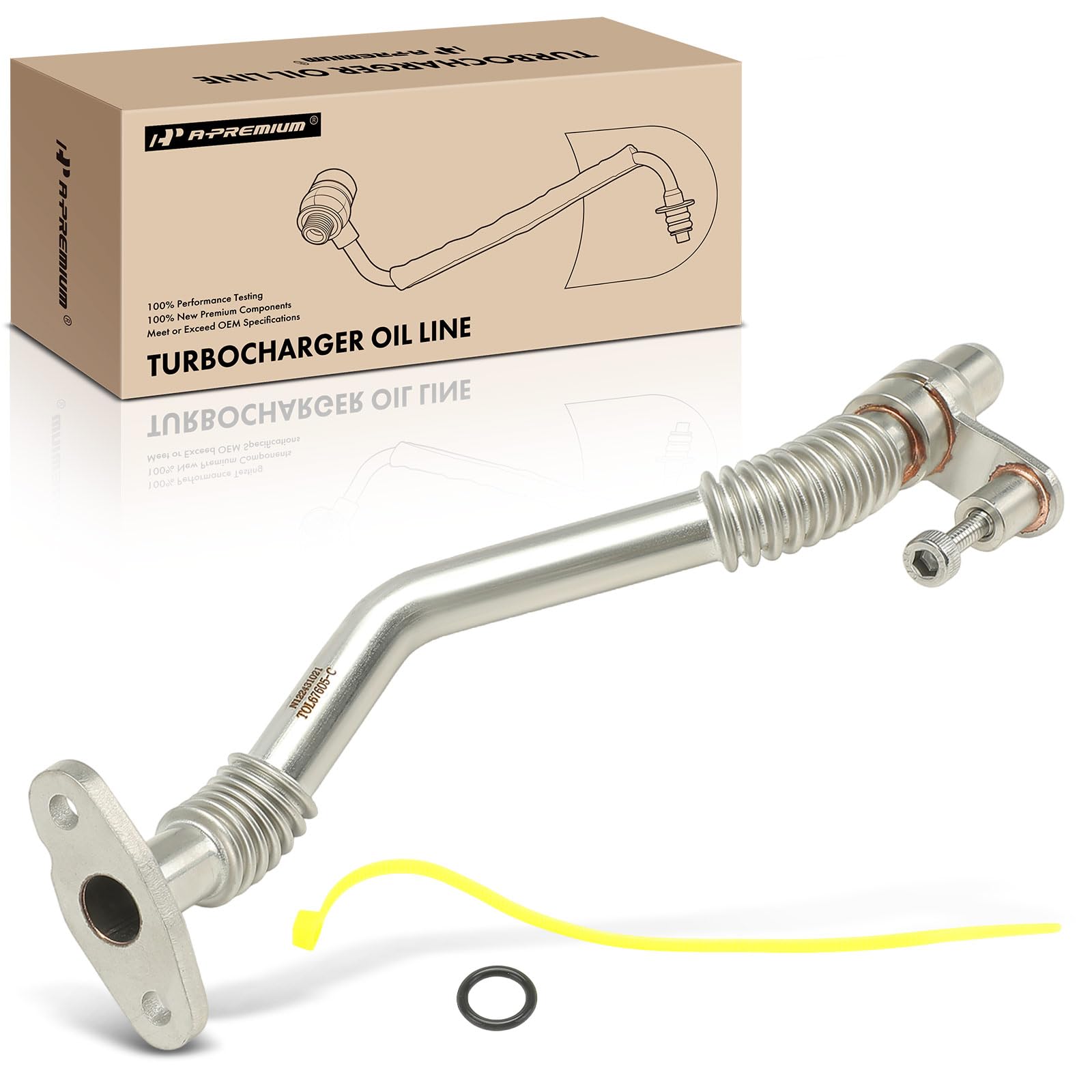 Línea de aceite para turbocompresor BMW M6 Gran Coupé de 2012 8