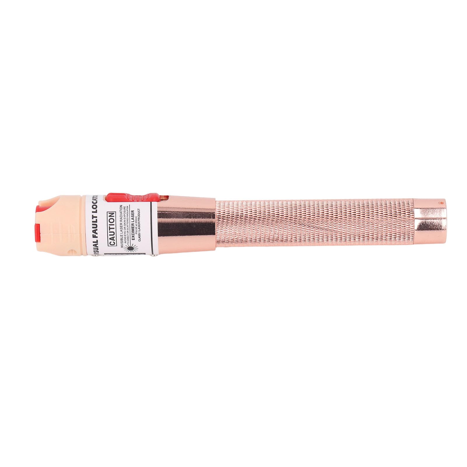 Stylo de Localisation Visuelle des Défauts, Testeur de Câble à Fibre Optique à Lumière Rouge VFL 50 MW 50 Km, Longueur D'onde 650 Nm ± 10 Nm, Détecteur Visuel Universel de
