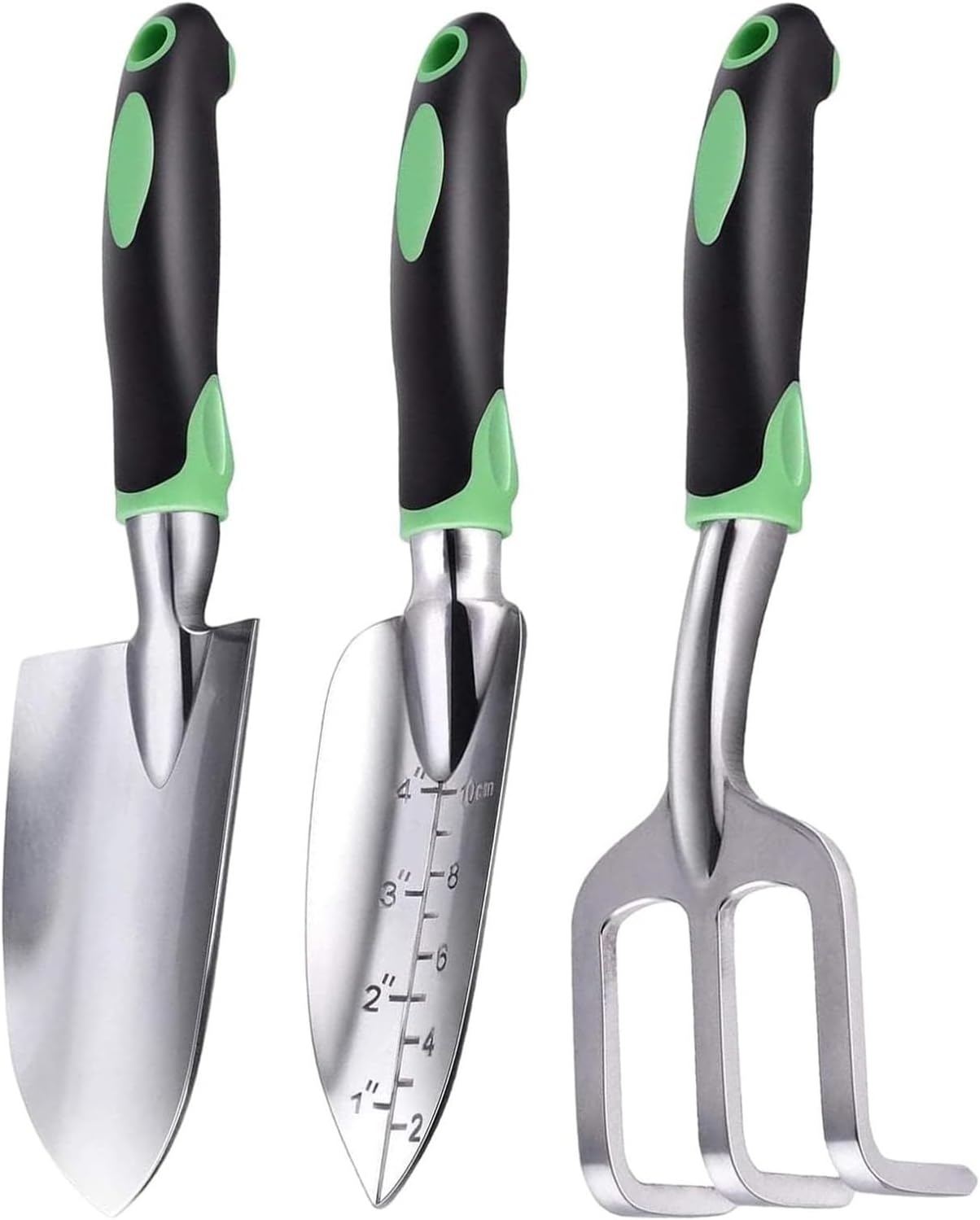 Garden Shovel,Garden Trowel, Aluminum Alloy Garden Shovel Fork Skid Hand Tools for Garden Work ing Digging Loosening Soil (Color : E)