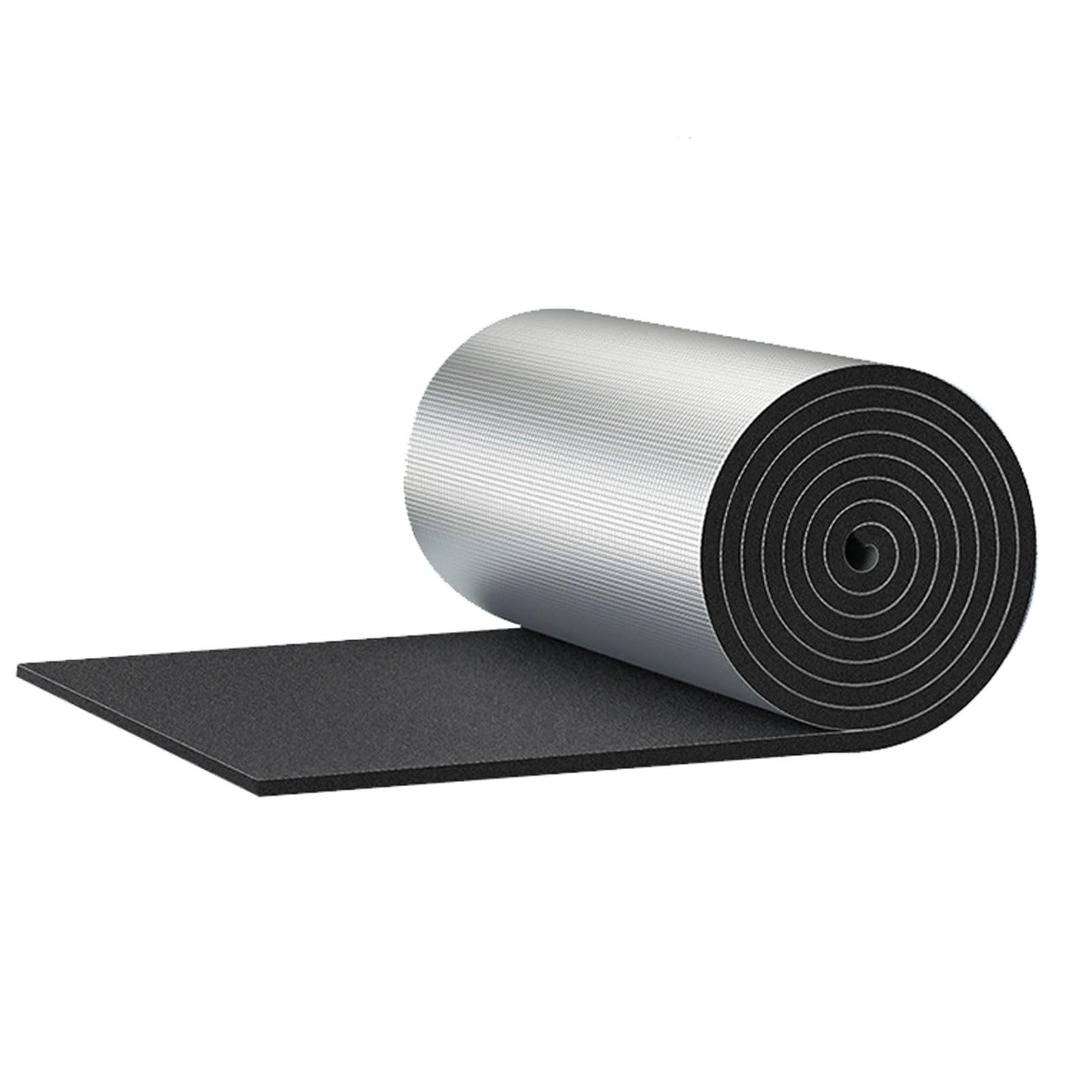 Folia izolacyjna grzejnikowa z folii aluminiowej, odbijająca ciepło, grubość 5 mm, samoprzylepna pianka termoizolacyjna(1mx1m)