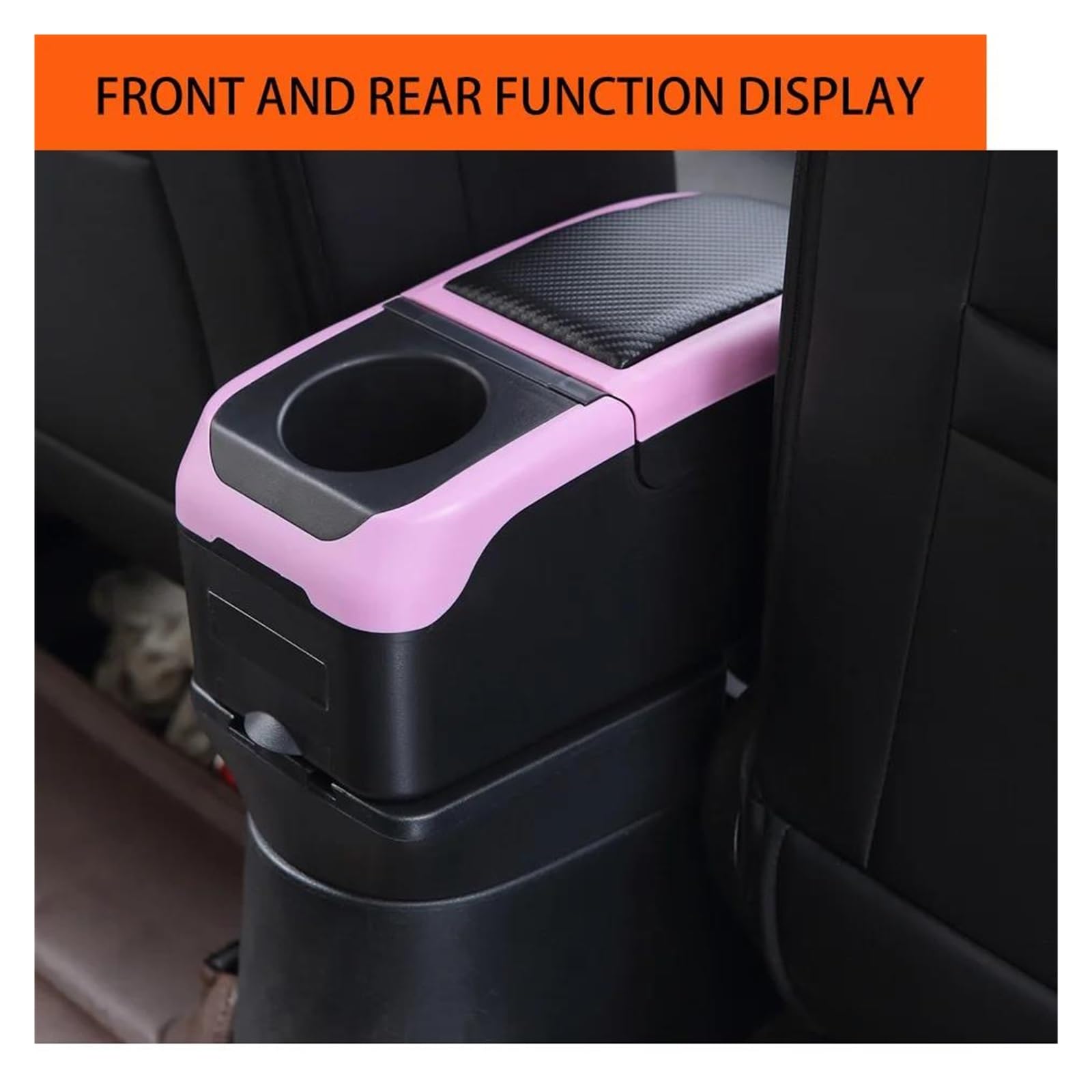 accoudoirs boîte de rangement Pour Renault Pour Captur Pour Clio 3 IV Coffre Rangement Accoudoir Voiture Renfort D'accoudoir Rehausser Les Détails Intérieurs(Black Red)