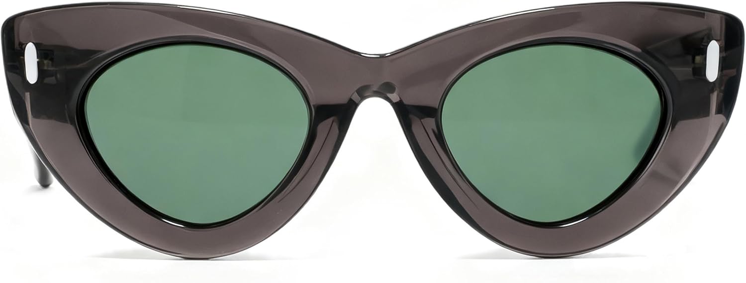JS2504 Oval Polarized Women's Acetate Sunglasses Cat-Eye image 2