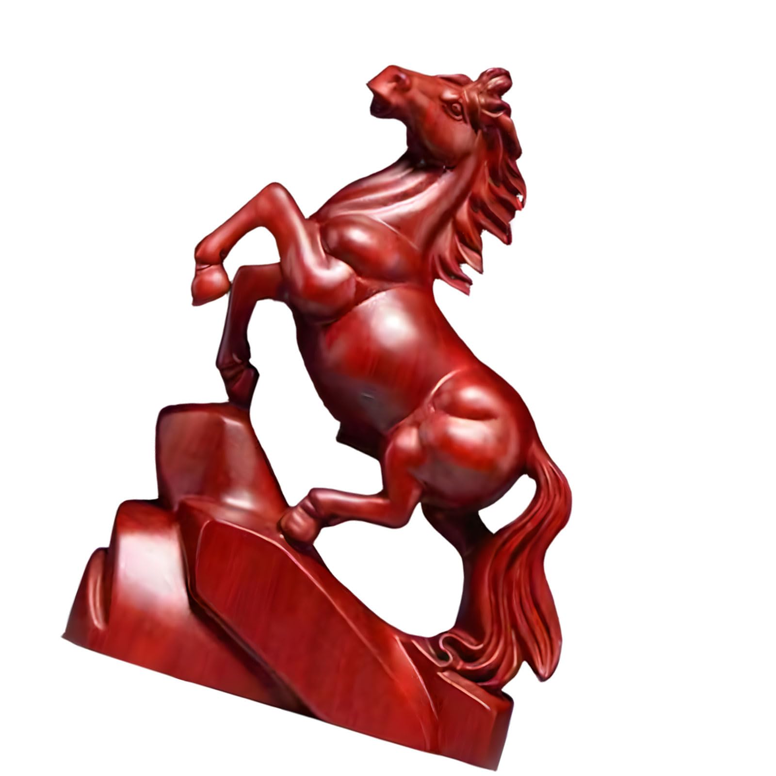 Kaeltsyn Wooden Horse Figurine Thoughtful Present for Graduates and Business Owners Brings Positive Energy Traditional Fengshui Horse