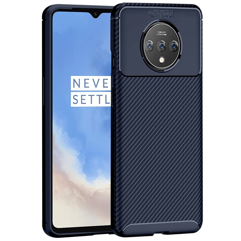 TheGiftKart Rugged Carbon Fibre TPU Armor Back Cover Case for OnePlus 7T (Blue) (B07YX5XKMF) Amazon Price History, Amazon Price Tracker