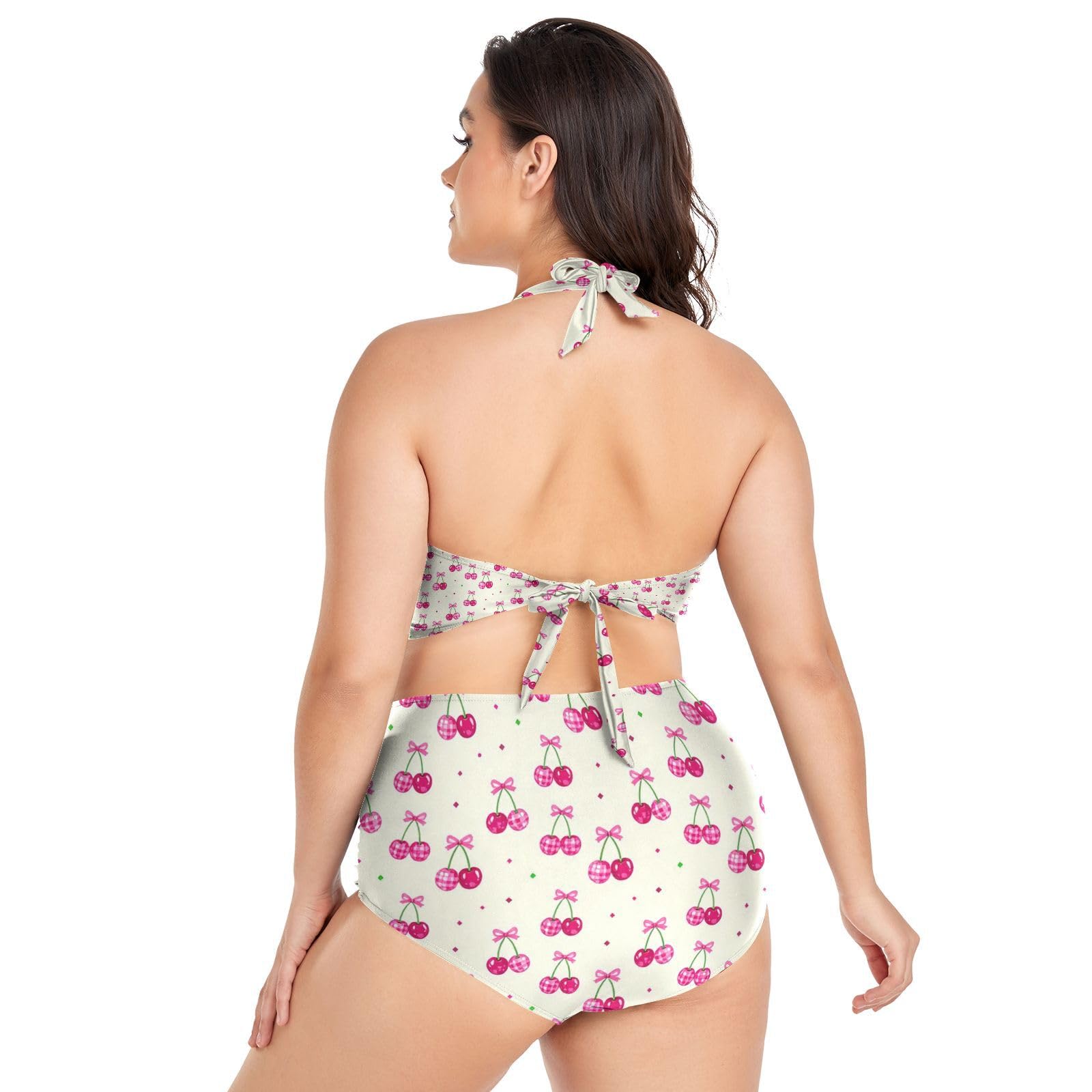 FRODOTGV Curvy damskie dwuczęściowe zestawy kąpielowe L-4XL