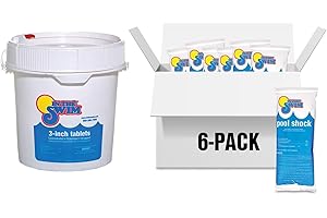 In The Swim Sanitizing Pool Bundle: 3" Chlorine Tablets and Cal Hypo Shock