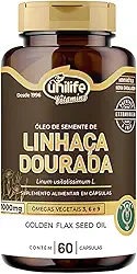 Óleo de linhaça dourada - 60 cápsulas