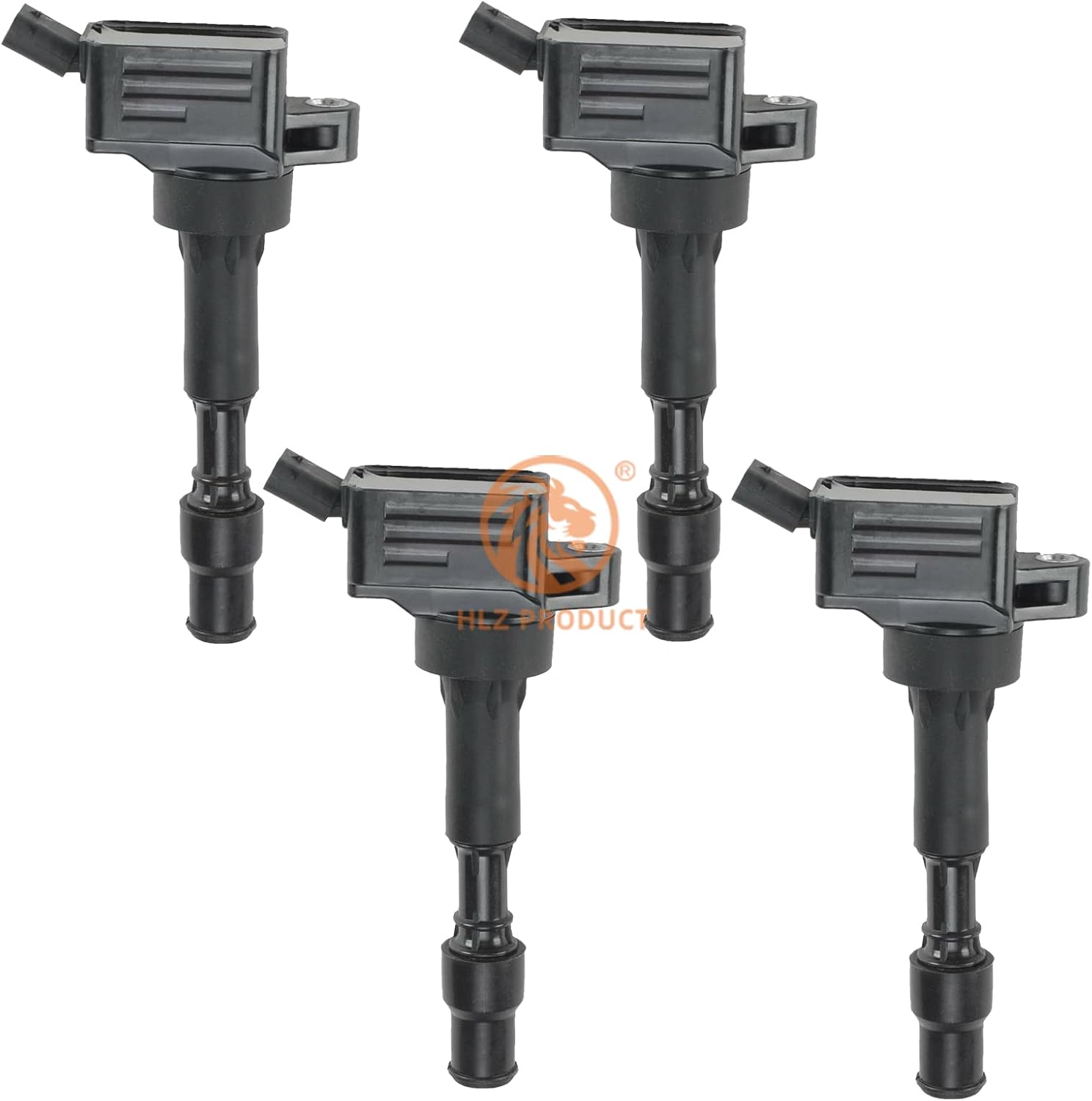 Ignition Coils Set Of 4 Compatible with 2016-2021 Hyundai Elantra Kona Sonata Veloster Kia Forte Optima Soul 2.0L L4 G4NG G4NE Replace 273002E601 UF-816 27300-2E601 UF-816