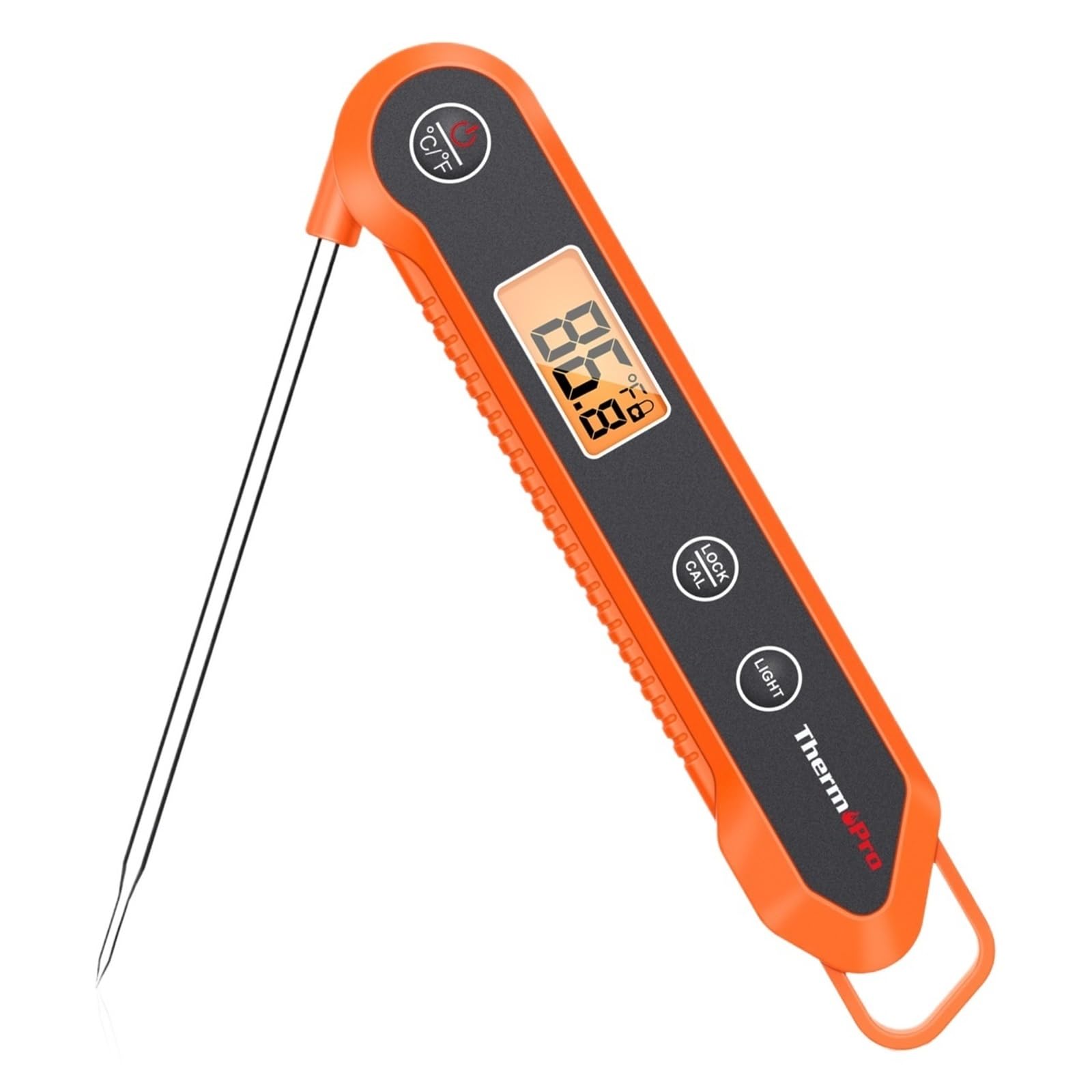 ThermoPro TP03H Digital Backlit Instant Read Meat Thermometer for BBQ Cooking, Waterproof Kitchen Thermometer with Lock Function