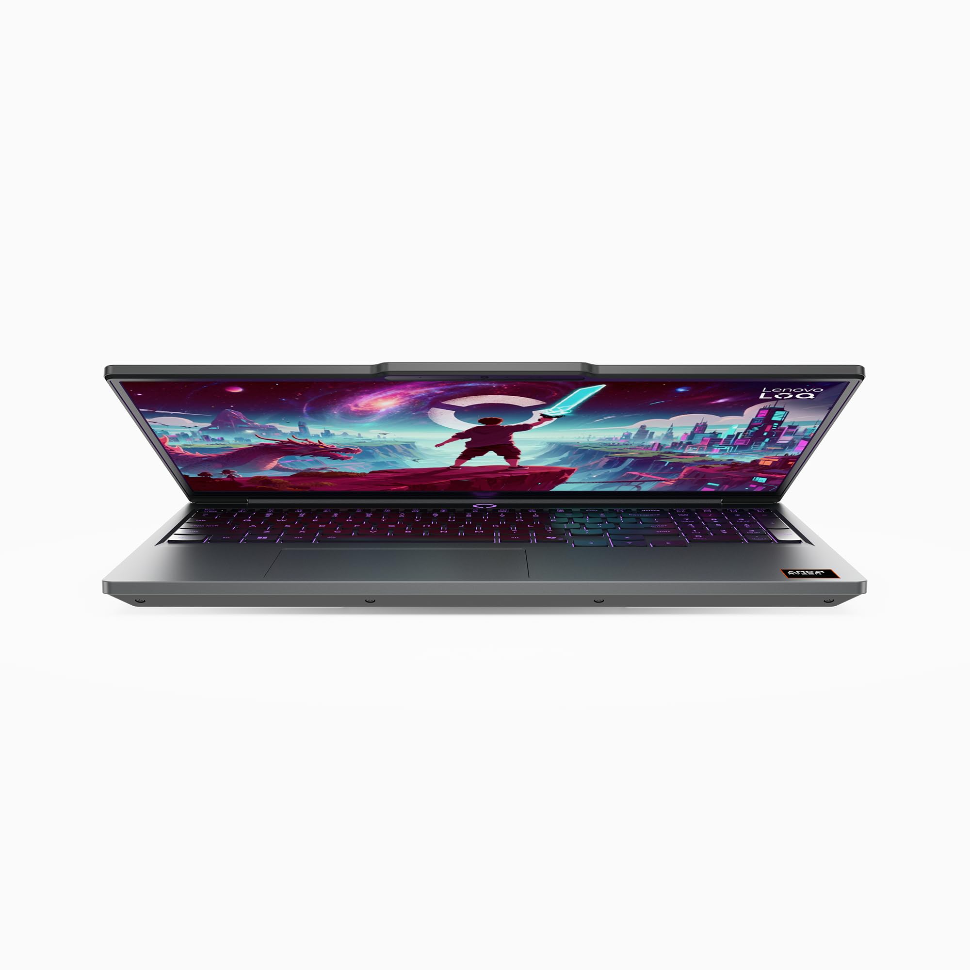 Lenovo LOQ Gaming AI Laptop | 15.3" WUXGA 165Hz Display | AMD Ryzen 7 250 | 16GB RAM | 1TB SSD | NVIDIA GeForce RTX 5060 | Windows 11 | QWERTZ | Grau | 3 Monate GamePass