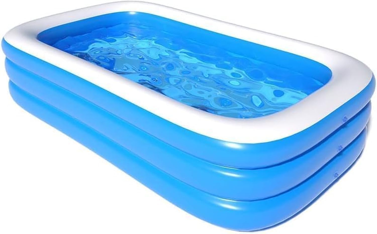 Inflatable Pool Float for Kids Adult Family, Inflatable Swimming Pool, Thickened Full-Sized Above Ground Kiddie Inflatable Family Swimming Lounge Pool for Garden Outdoor (210cm)