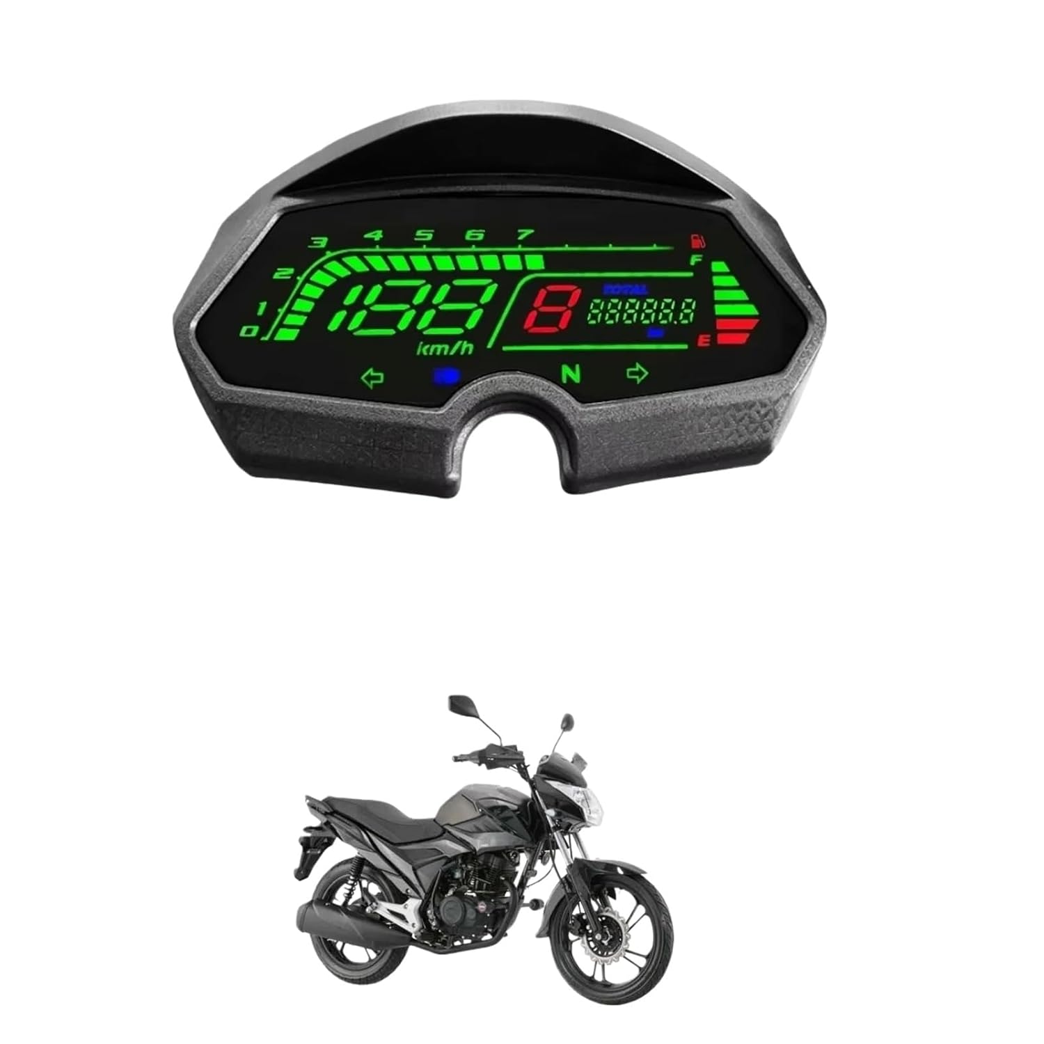 Motorcycle Speedometer Tachometer Digital Motorcycle Dashboard Tachometer Meter for Victory Nitro 125 Speedometer Odometer Gauge Assy
