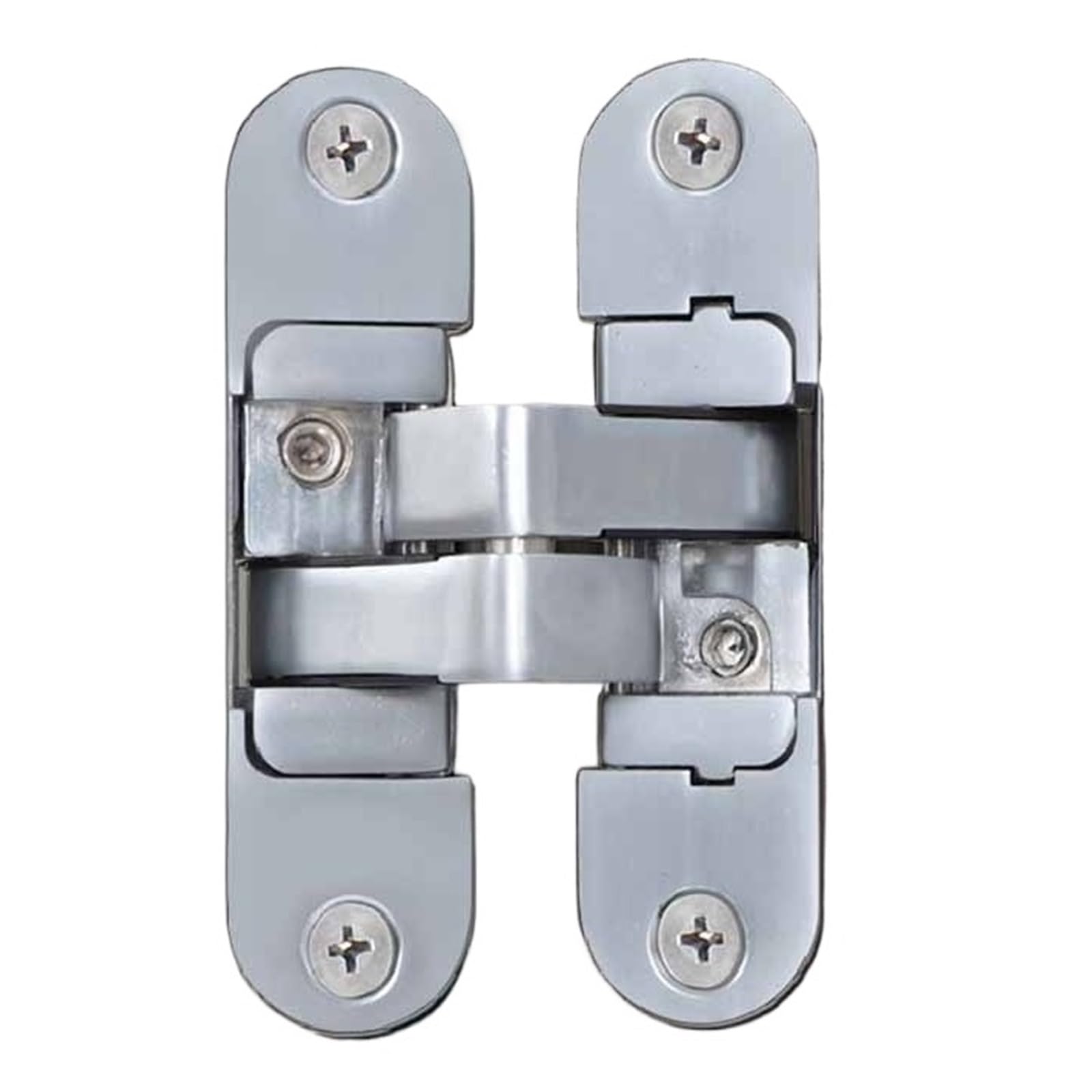 Chtkagv A Large Wire Drawing 3D Adjustable Invisible Door Hinge Solid Wood Folding Zinc