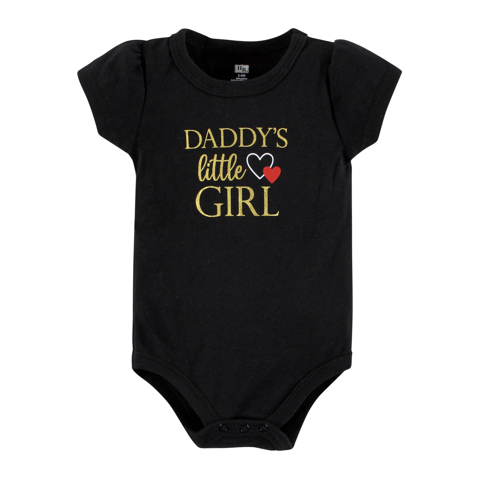 Hudson baby Cotton Layette Set Conjunto algodón Unisex para bebé de 3 a 6 Meses, Color Rojo y Negro para Bebés