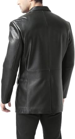 BGSD Men Richard Classic Leather Blazer Sport Coat Jacket (Also available in Big and Tall and Short)