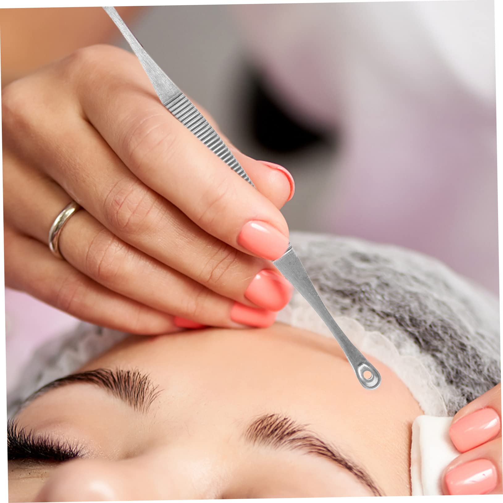 SOESFOUFU 1 Set of Portable Blackhead Tools Cell Clip Stainless Steel Needle Reusable Wear Resistant for