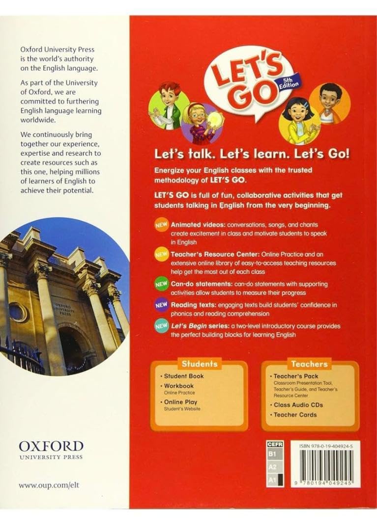 Let's Go 1 ・2教材セット Let's Go 小学生 3冊セット OXFORD 5th Edition Level 1 2 3 Student