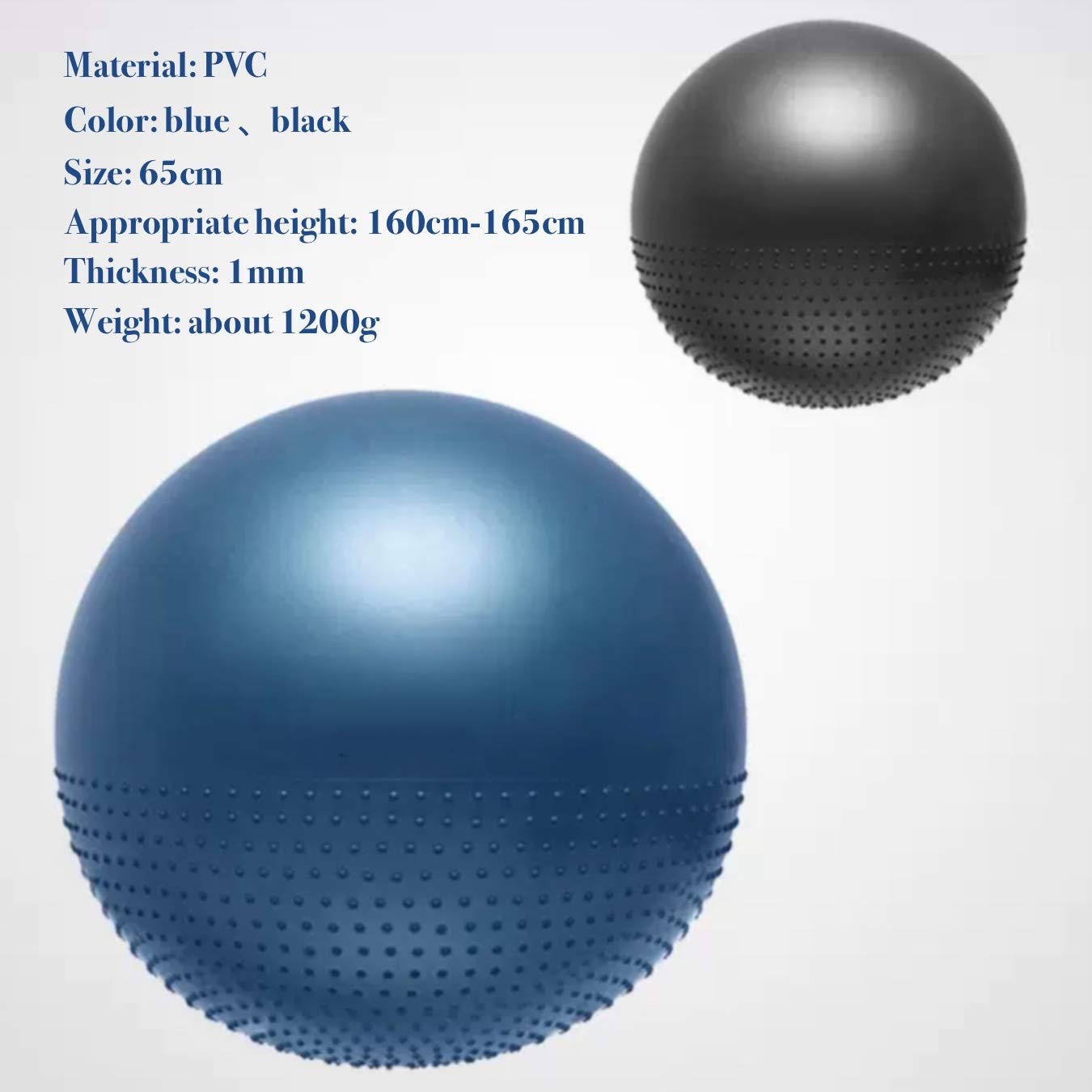 Piłka jogi, pogrubiona ball fitness przeciwwybuchowy, początkujący pilates Sensory trening piłka do jogi dla kobiet w ciąży 75 cm