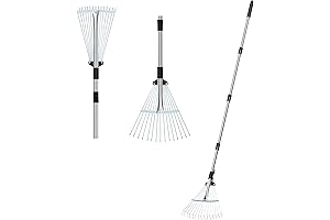 Lightweight Expandable Garden Leaf Rake