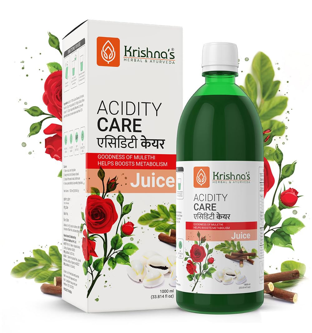 KRISHNA'S HERBAL & AYURVEDA Acidity Care Juice -1000 Ml(Pack Of 1) Provides Relief From Acidity & Bloating-image-18