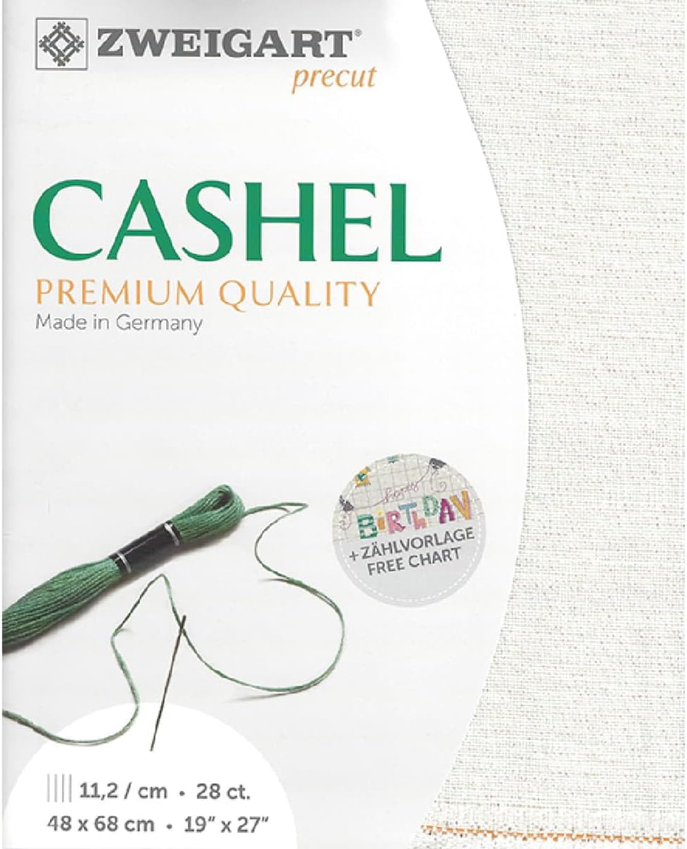 Zweigart Precut Cashel col.1111 Fabric Cut, 48 x 68 cm
