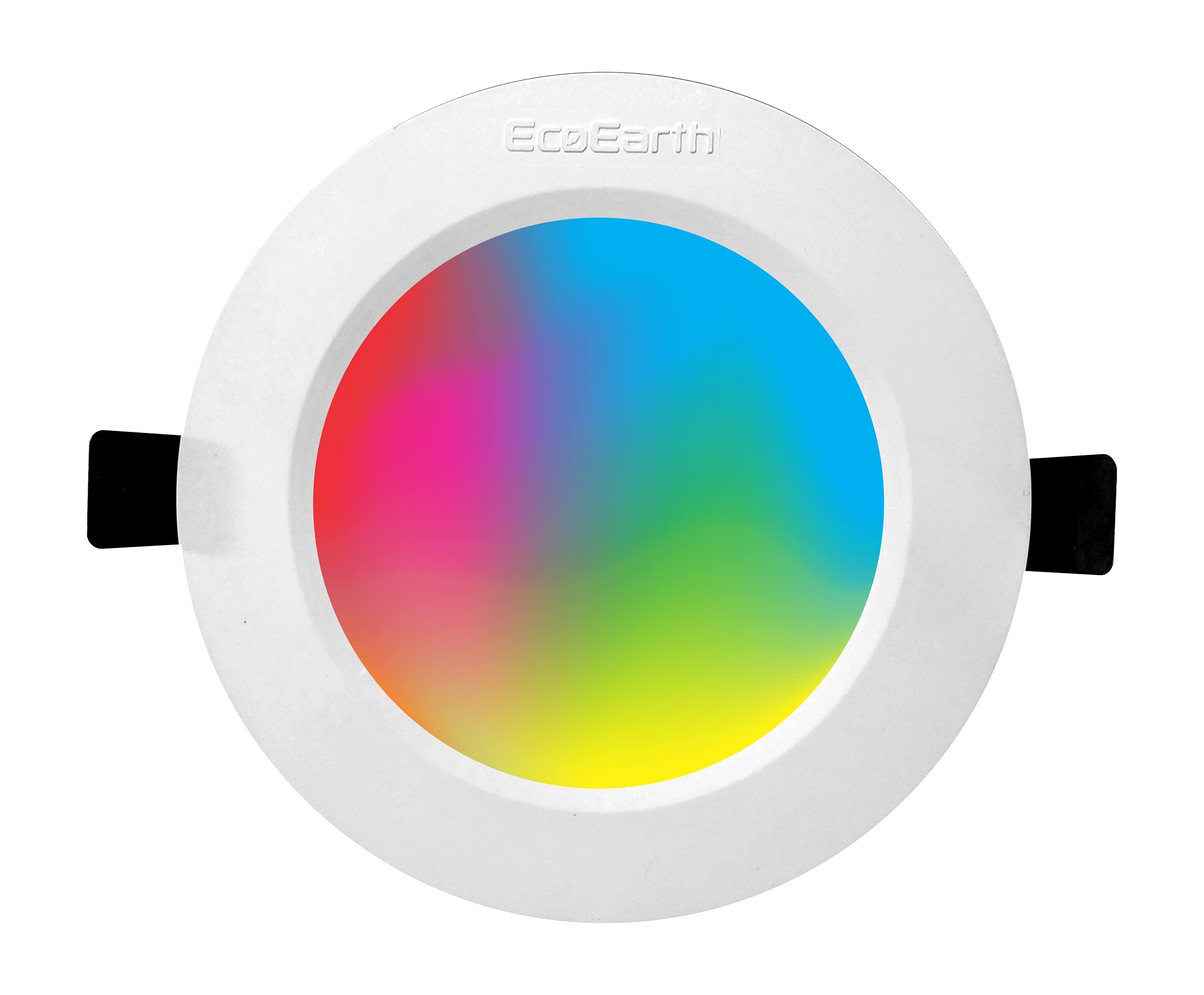 EcoEarth Neo WiFi Smart LED Downlight | 15 Watt | 16 Million Colors + Warm and Cool White | Compatible with Alexa and Google Home (Pack of 1)