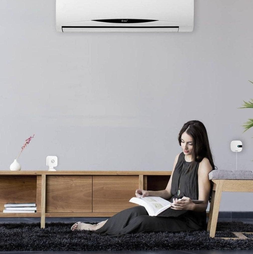 Sensibo Room Sensor - COMPAÑERO de detección de Sensibo Air, Control Inteligente de A/C hogareño On/Off automático para supervisar Temperatura, Humedad y Actividad Fácil instalación y Bluetooth
