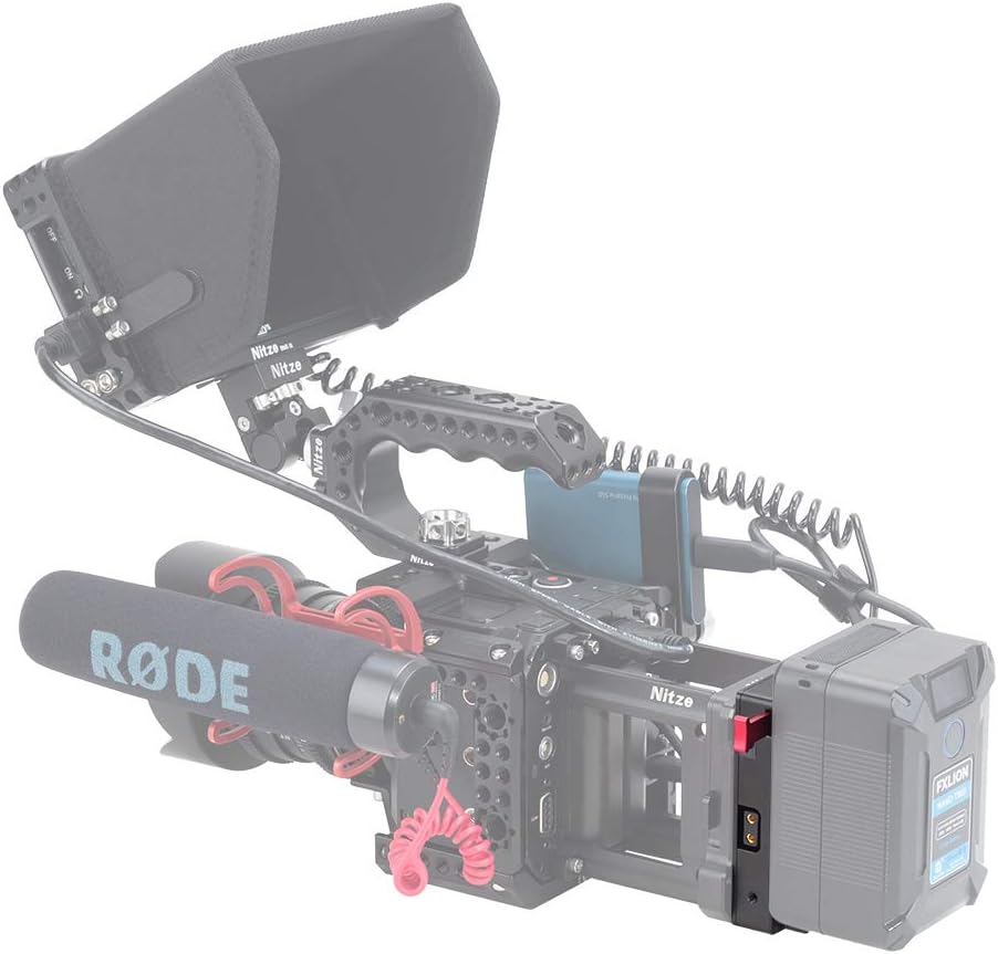 Uр Tо 40% оƒƒ Nitze V Mount Battery Plate with Two 14.8 V D-tap Sockets and Two 14.8V DC Jacks Mini V Mount Plate - N21-D1 Bеѕt Dеаl 🛒 Nitze V Mount Battery Plate with Two 14.8 V D-tap Sockets and Two 14.8V DC Jacks Mini V Mount Plate - N21-D1