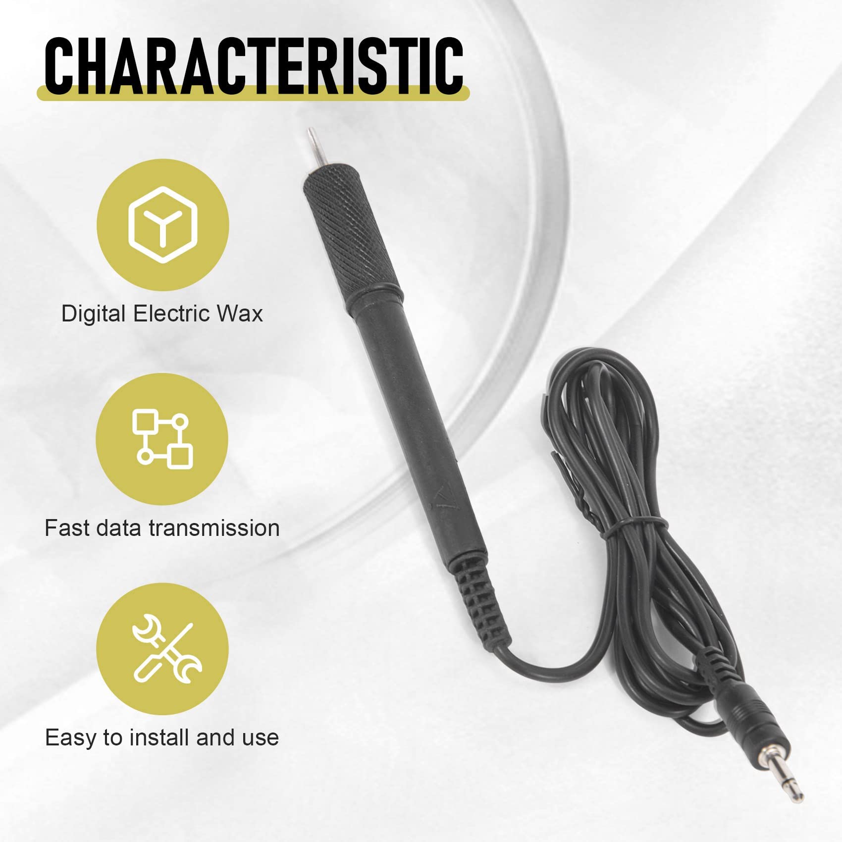 Serrieis Ersatzwachs-Set, 4 Stück, zum Schneiden von Stiften für elektrisches Wachs, digital, für Zahnlabor